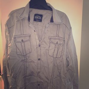 Buckle Black athletic fit shirt size XXL.